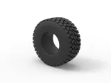 Military truck tire 9 Scale 1:25-6