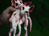 BRINQUEDO DE PELUCHE: CÃO ESQUELETO FLEXI COM IMPRESSÃO NO LOCAL-1