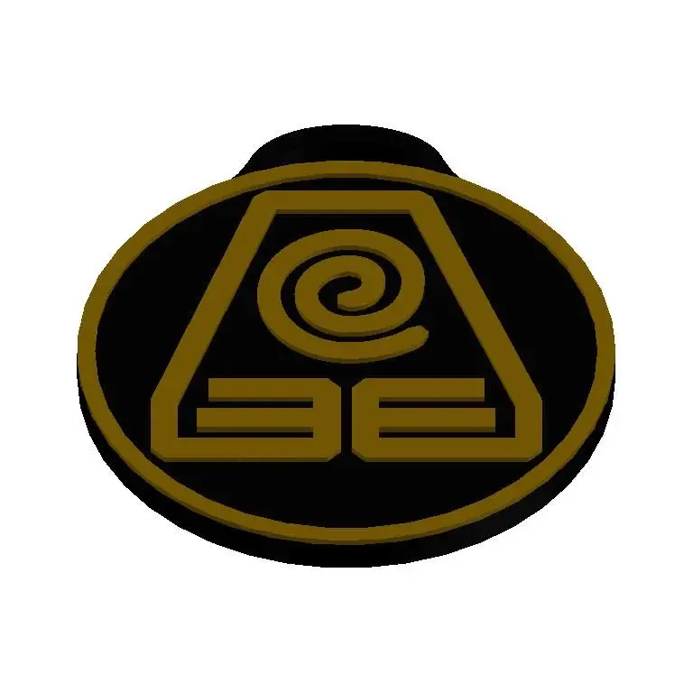 Llavero del Logo del Elemento Tierra