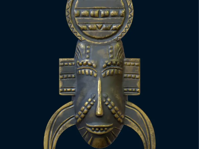 Vietnamese Traditional Mask 3D file STL 02