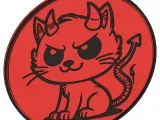 Devil Cat Coaster-1