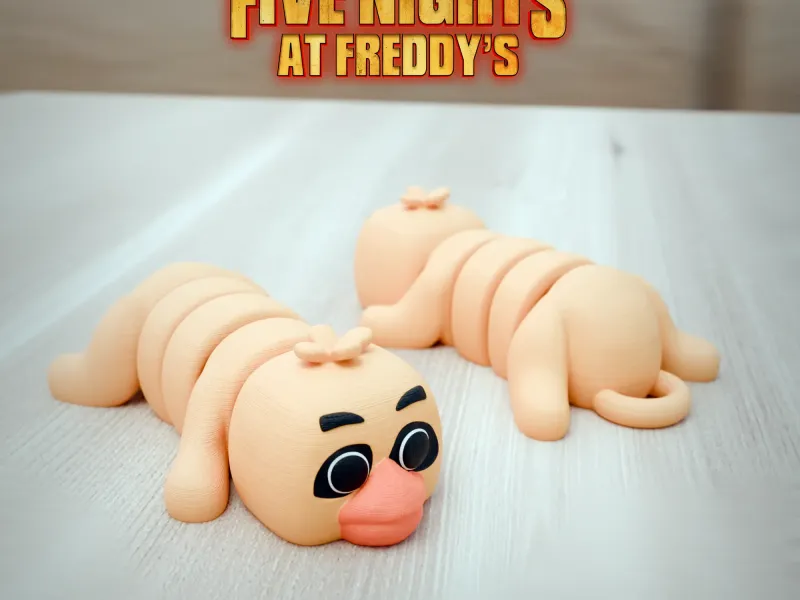 CHICA FIVE NIGHTS AT FREDDY'S ARTICULATED KEYCHAIN FUNKO POP