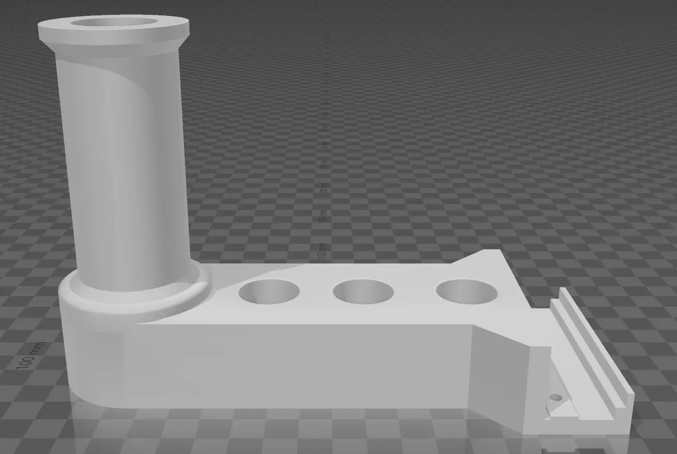 Ender 3 v3 Top Spool Holder with screw holes