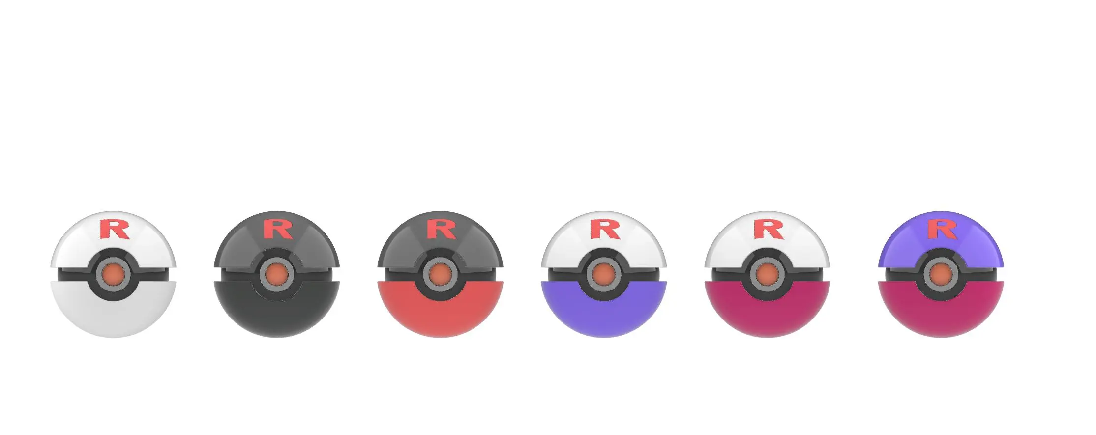 Pokeball Team Rocket Ball