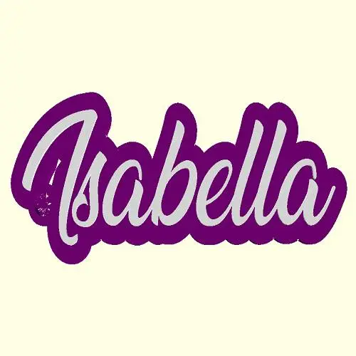 Isabella keychain - llavero