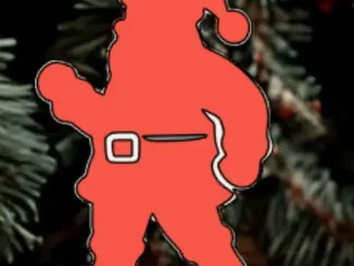 🎅 Père Noël – Figurine décorative 3D 🎁