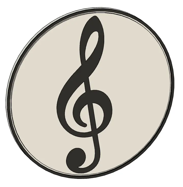 Musical Note Coaster