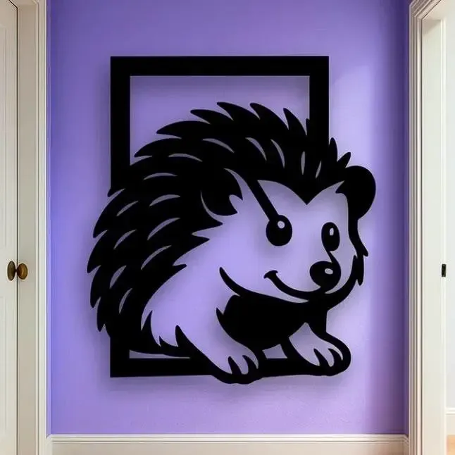 Hérisson décoration mural