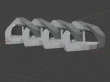 4-Link Functional Chain Segment (Print-in-Place)-0