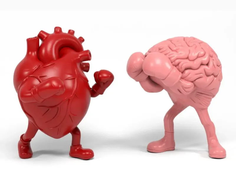 Combat of heart and brain