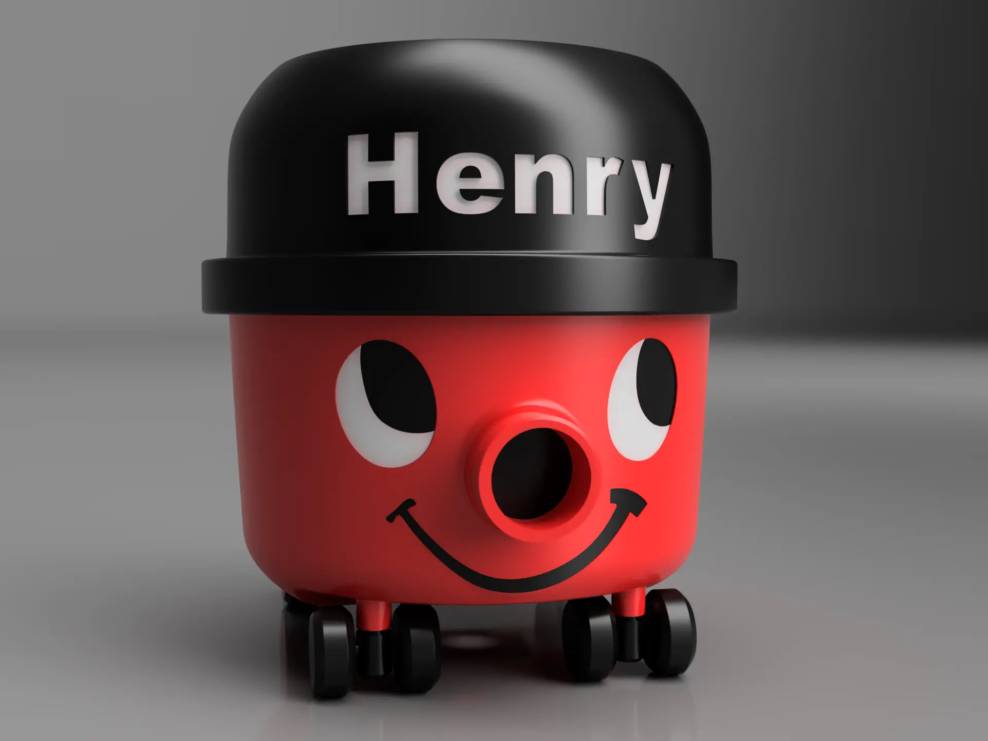 Henry Hoover - Novelty Planter | 3D models download | Creality Cloud