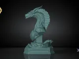 Seasmoke Bust STL  House of the Dragon 3D Print Sculpture-3