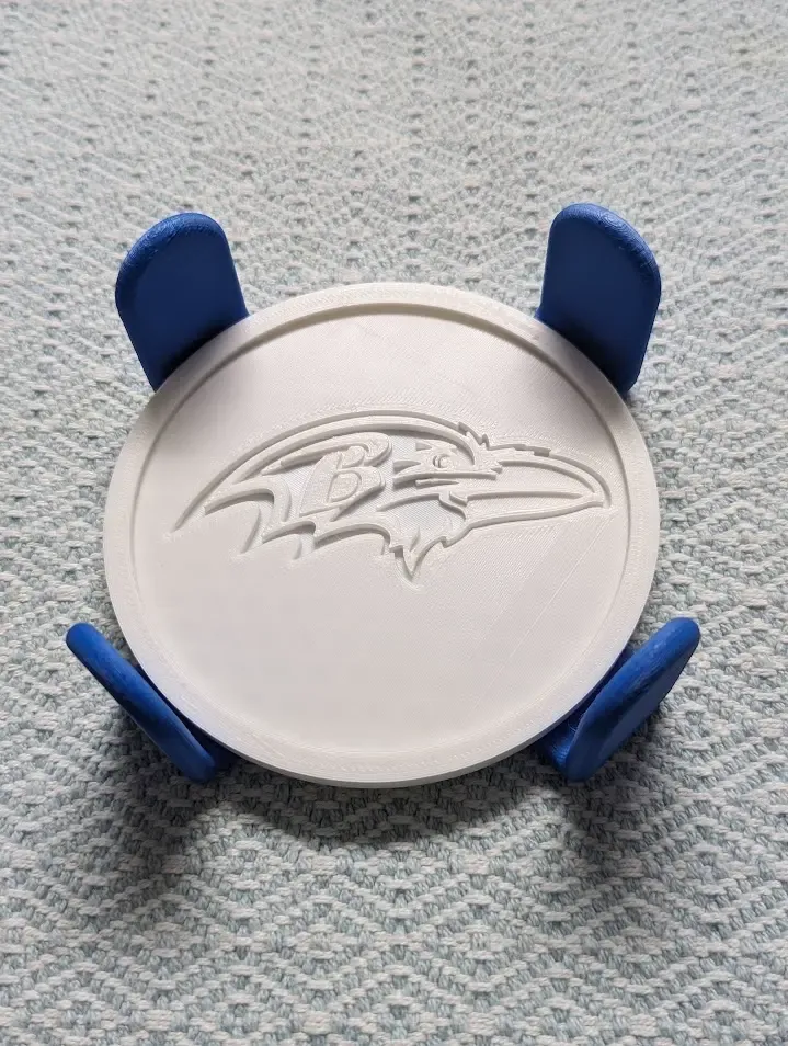 Baltimore Ravens Coaster w / suport (deține 6)
