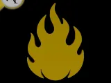 Simple Flame Symbol - 2D Art-0