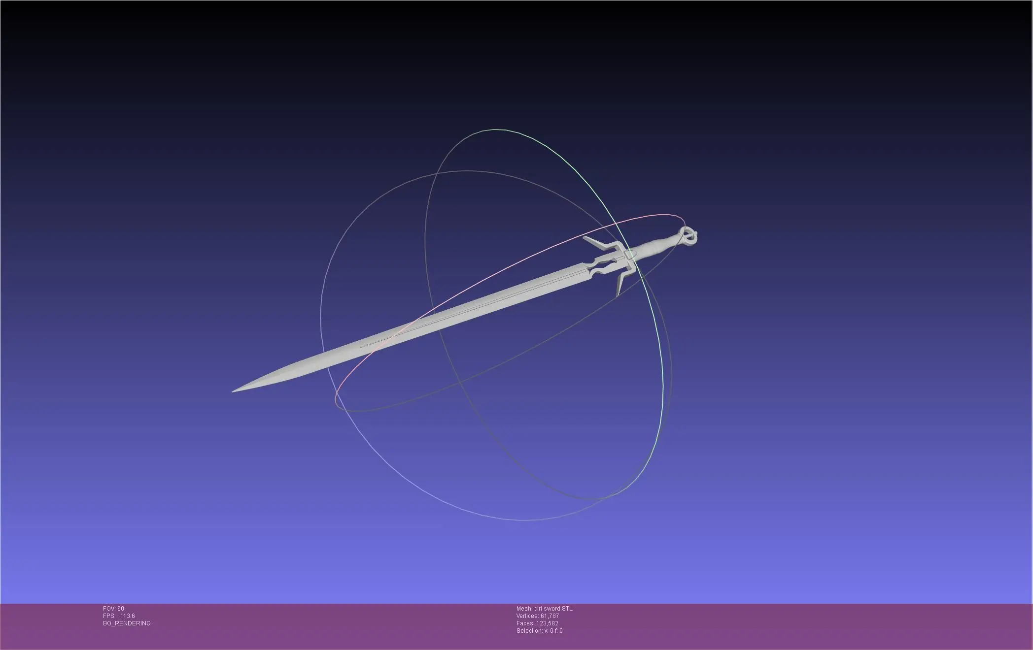 The Witcher Ciri Sword Printable Assembly
