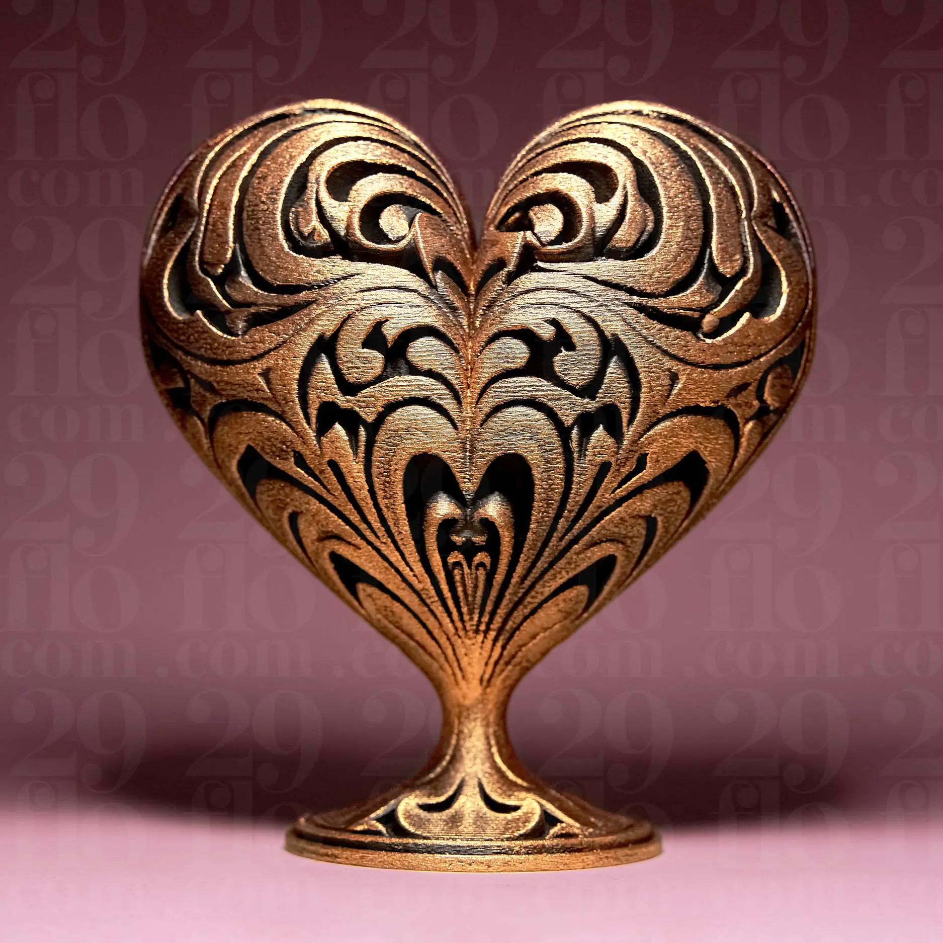 Ornamental Heart Sculpture