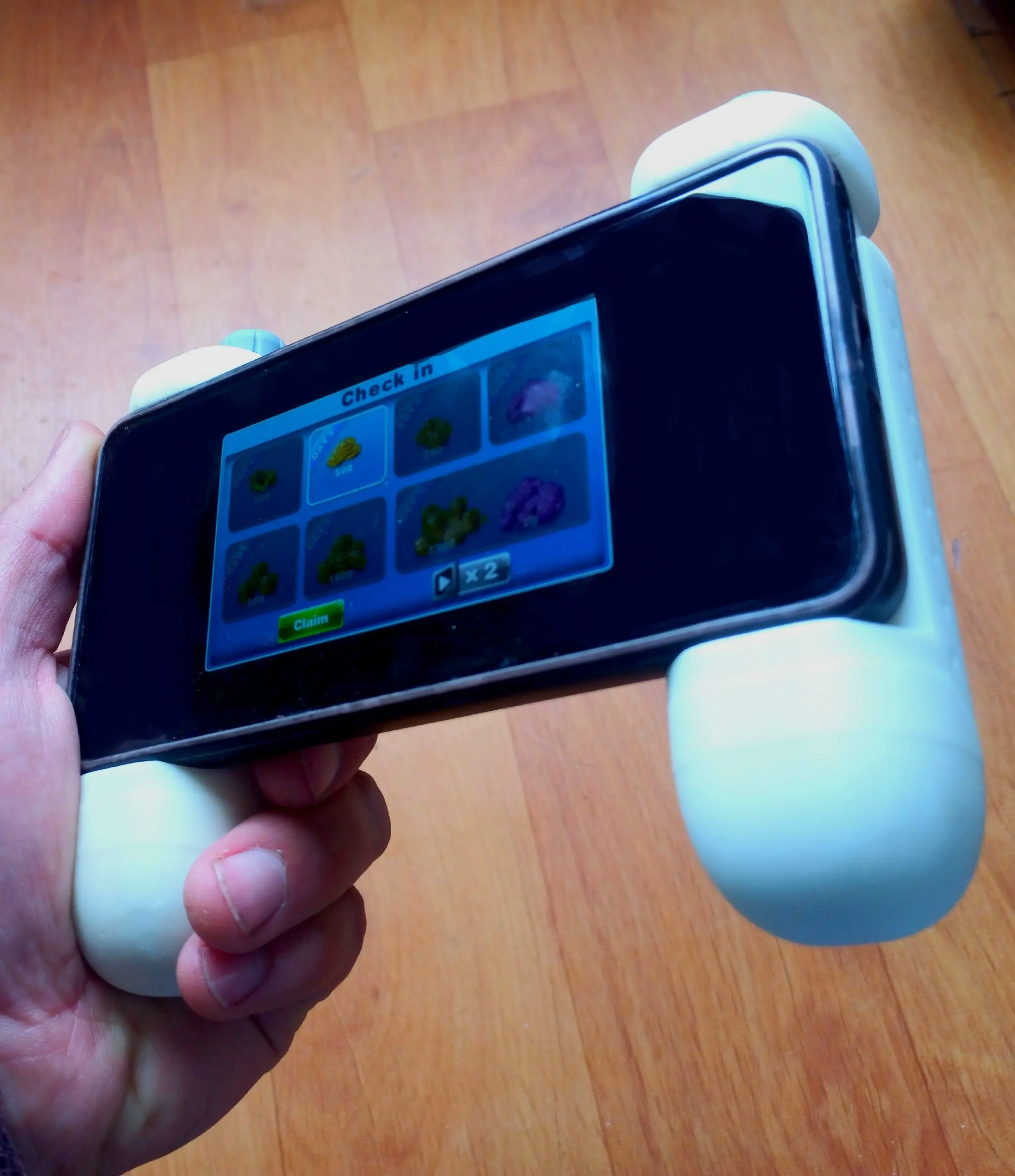 Poignée de confort réglable pour smartphone