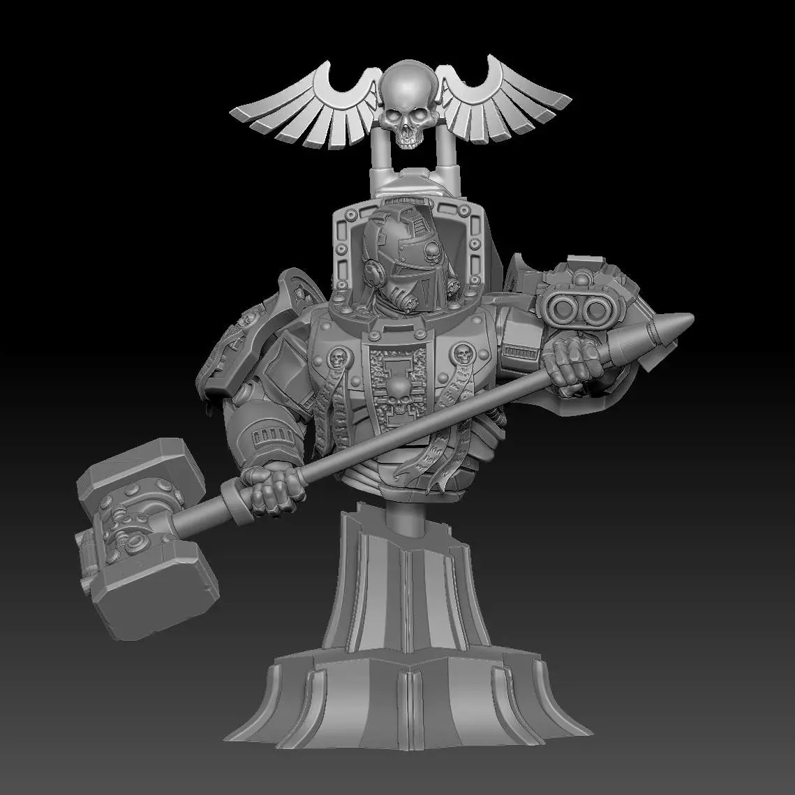 Steel Crusader Heavy Bust 2