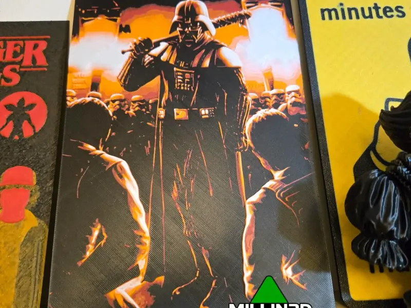 Star Wars Darth Vader Walking Dead Negan Mashup Hueforge