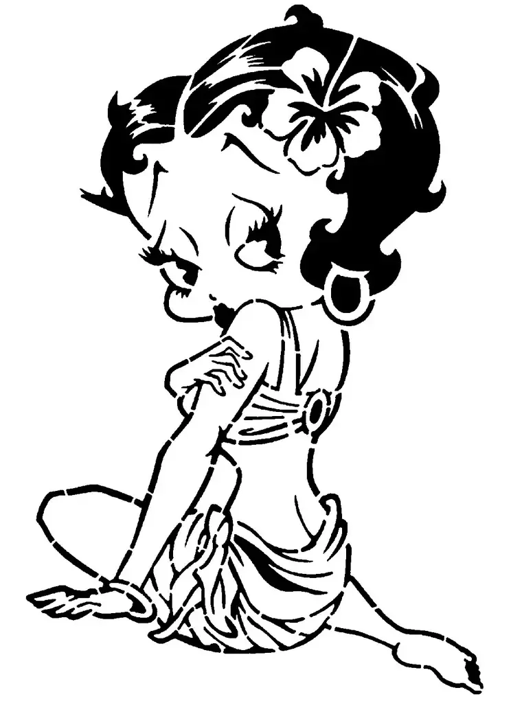 Betty Boop șablon 5.1