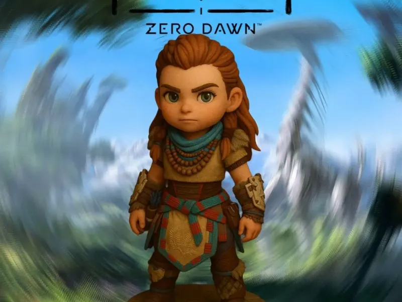 Aloy Horizon Chibi