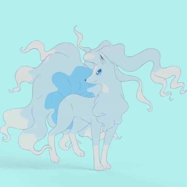 Alolan Ninetales Wall Art