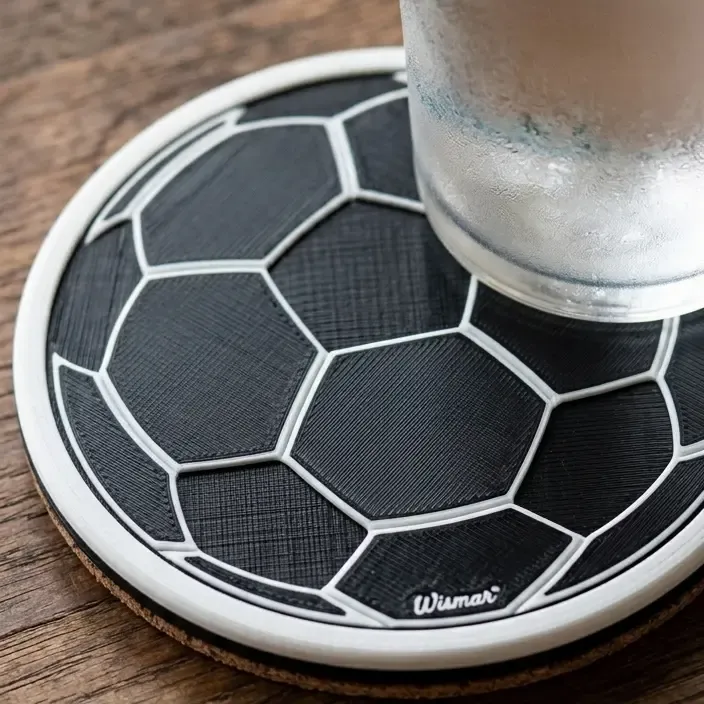 Posa vasos pelota fútbol