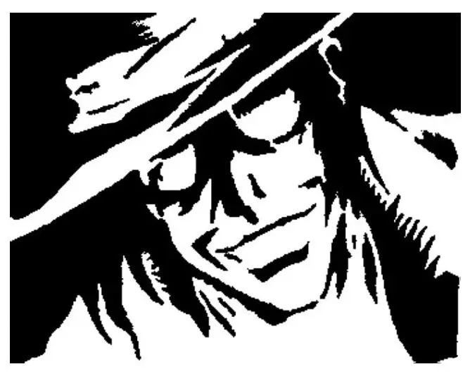 Hellsing Alucard stencil