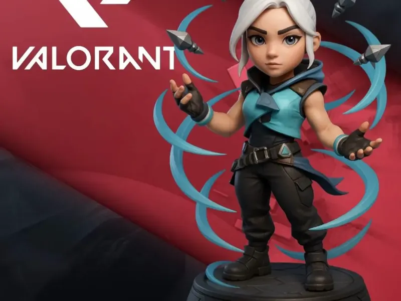 Jett Valorant Chibi