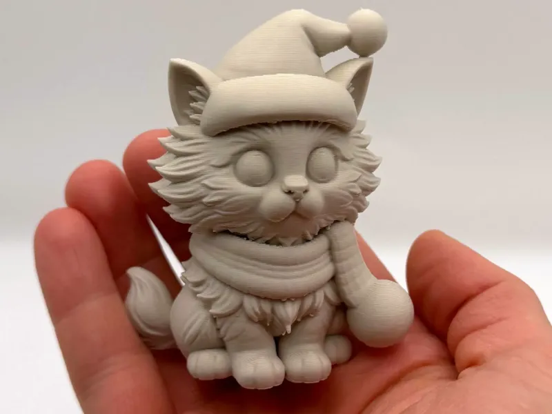 Cute Christmas Kitten