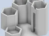 Hexagonal Desk Organiser-3