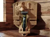 Multi‑Purpose Wall Holder – Wolf & Sword Design-0