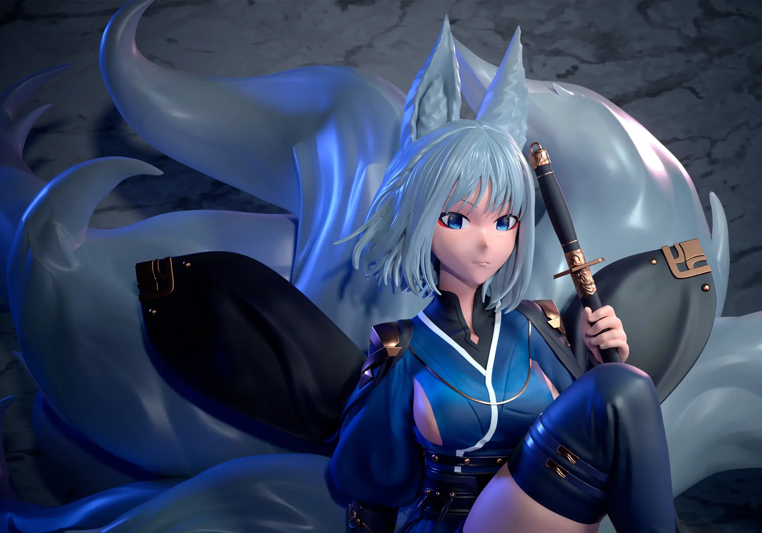 Board Games & Card Games STL Download - Kaga Azur Lane - Shinobi 9