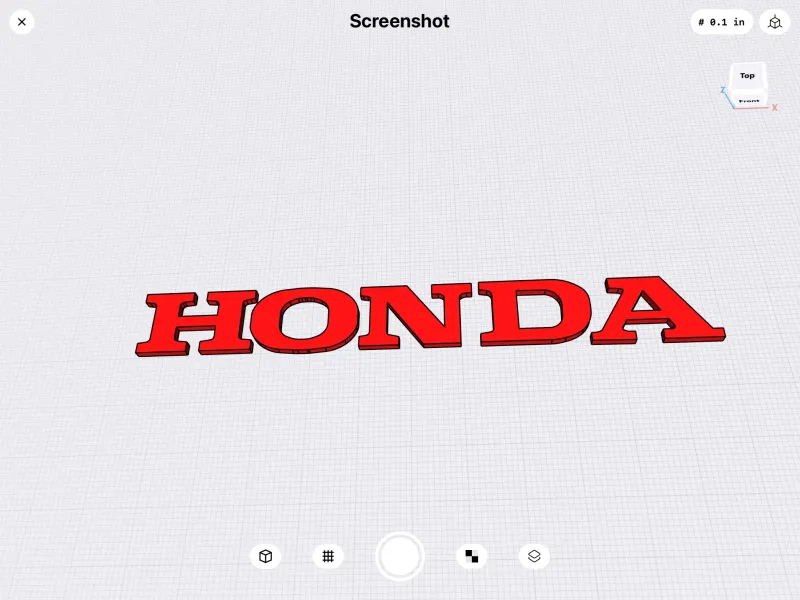 Honda thin letters