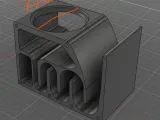 Computer speaker. Speaker 77mm-7