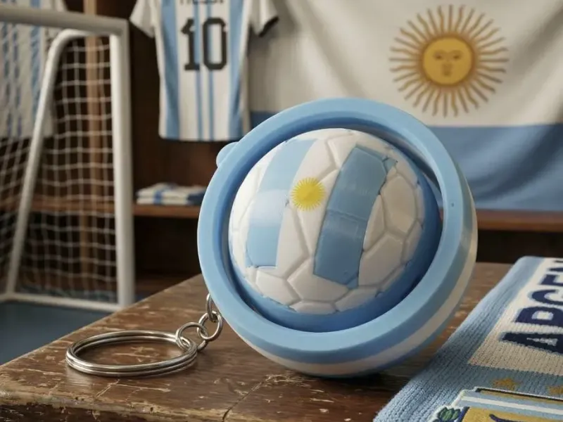 Llavero Spinner Futbol