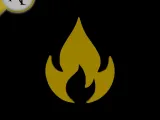 Simple Flame Symbol - 2D Art-0