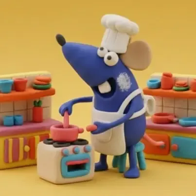 Ratinhoazul na cozinha - Castelo Rá-Tim-Bum