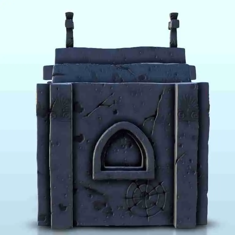 Cementerio cristiano mausoleo 3 - miniaturas warhammer figura