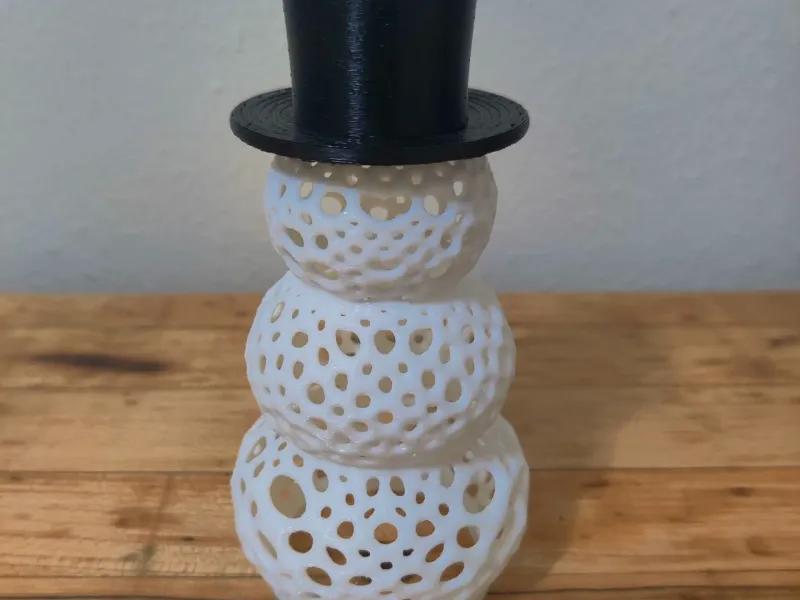 Frosty Lantern - Snowman lantern