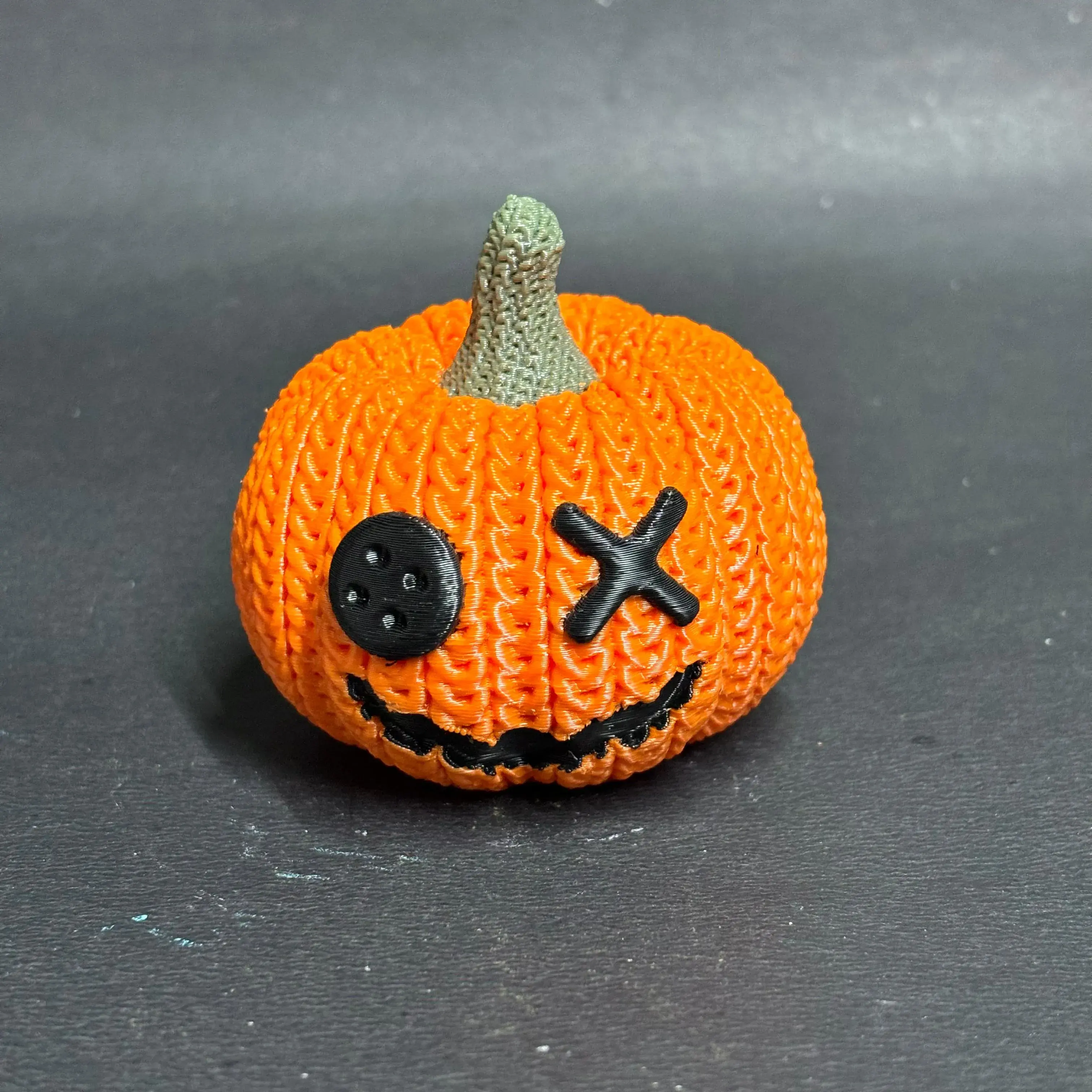 Knitted Halloween Pumpkin