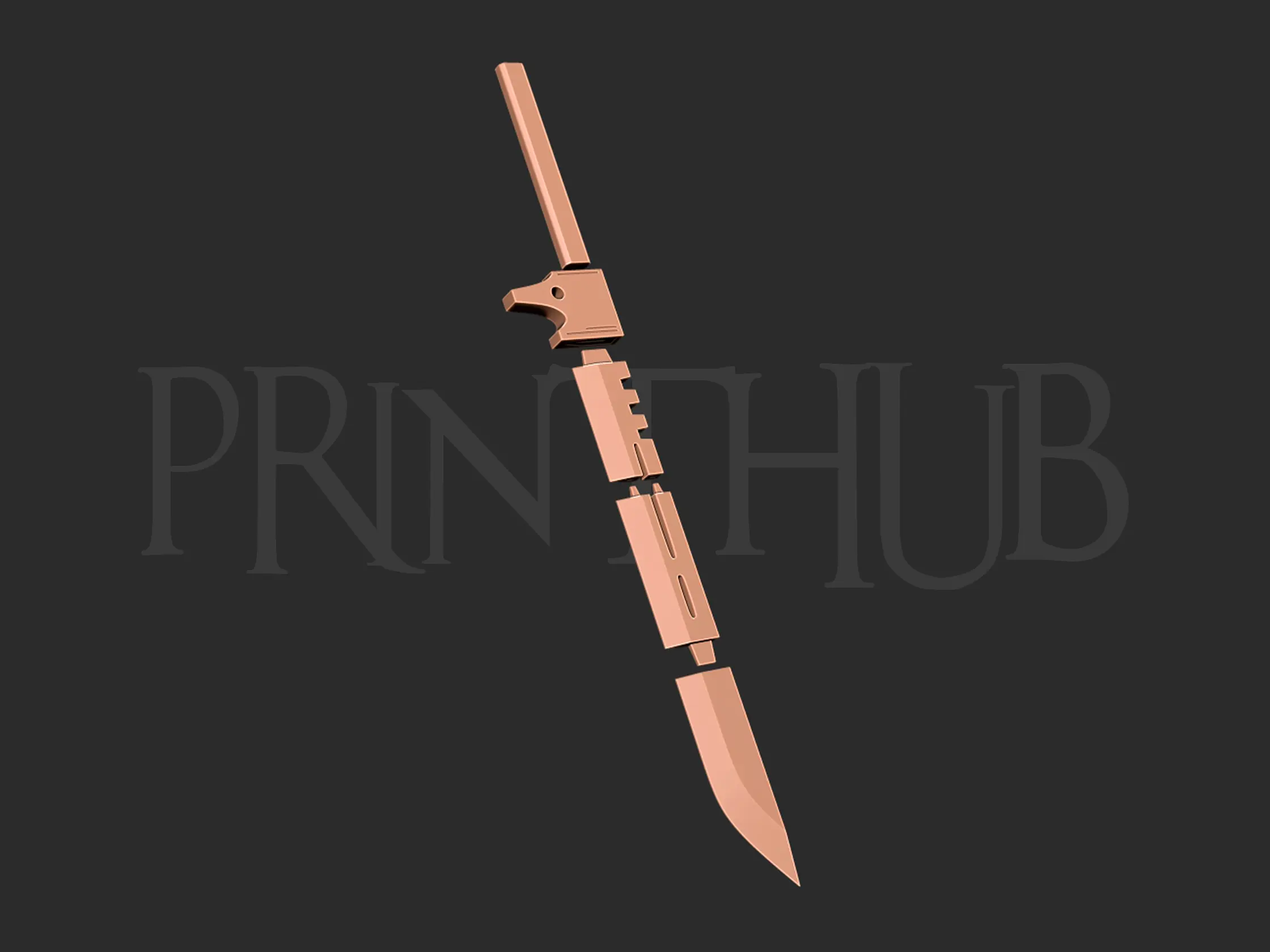 Kaiju No.8 Sword - Soshiro Hoshina Cosplay Weapon