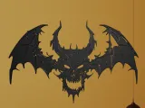 Devil Bat Wall Art-0