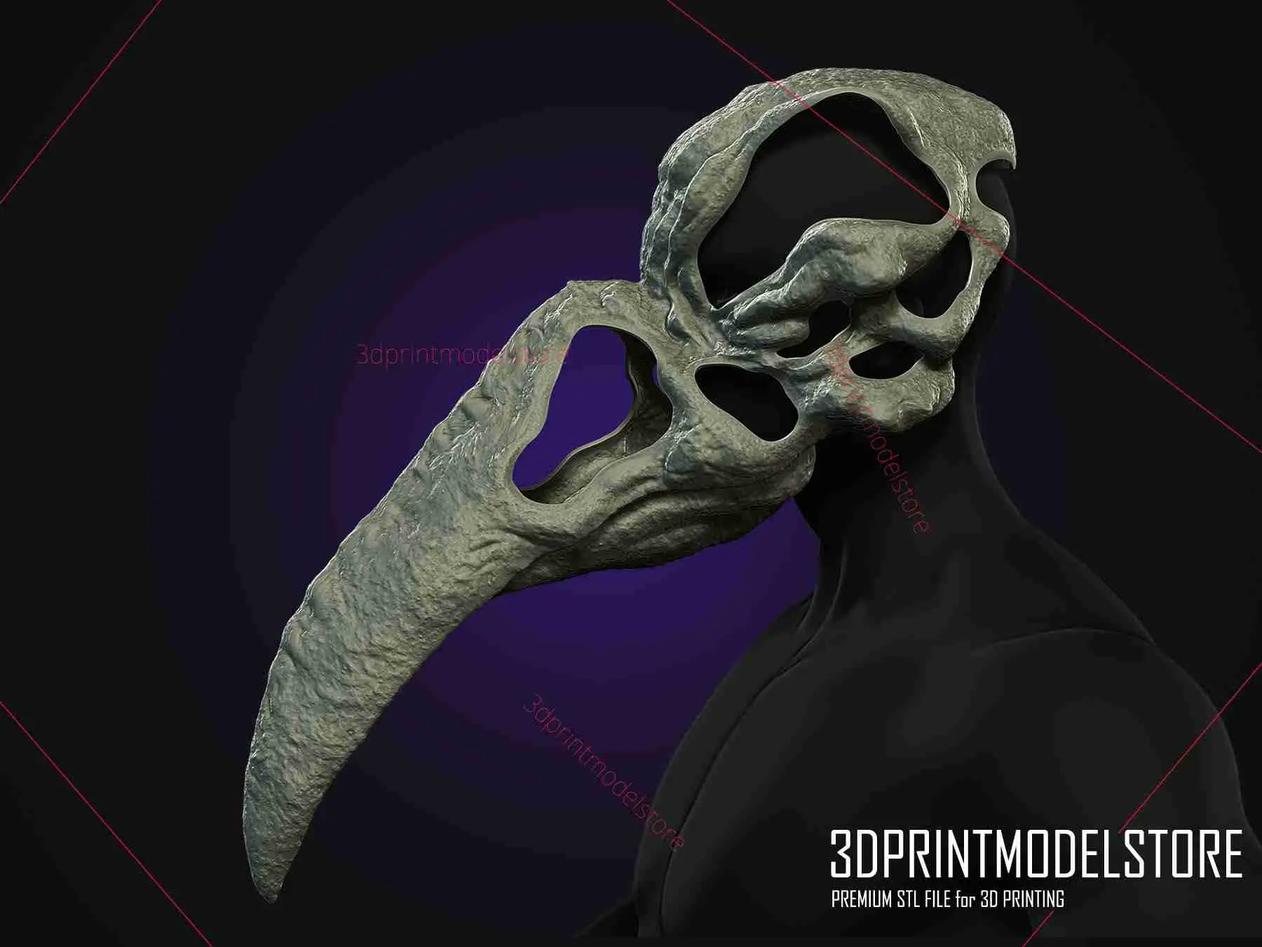 Masque Marvel Moon Knight Khonshu - Comic Cosplay Halloween