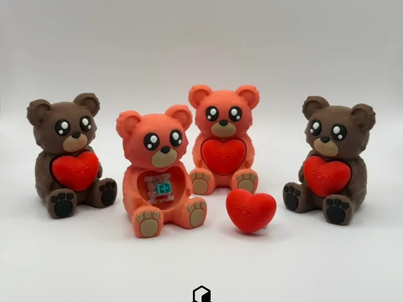 Valentinsteddybär-Klicker