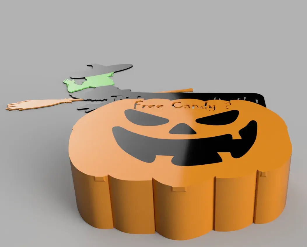 Halloween Doorbell Candy Tank