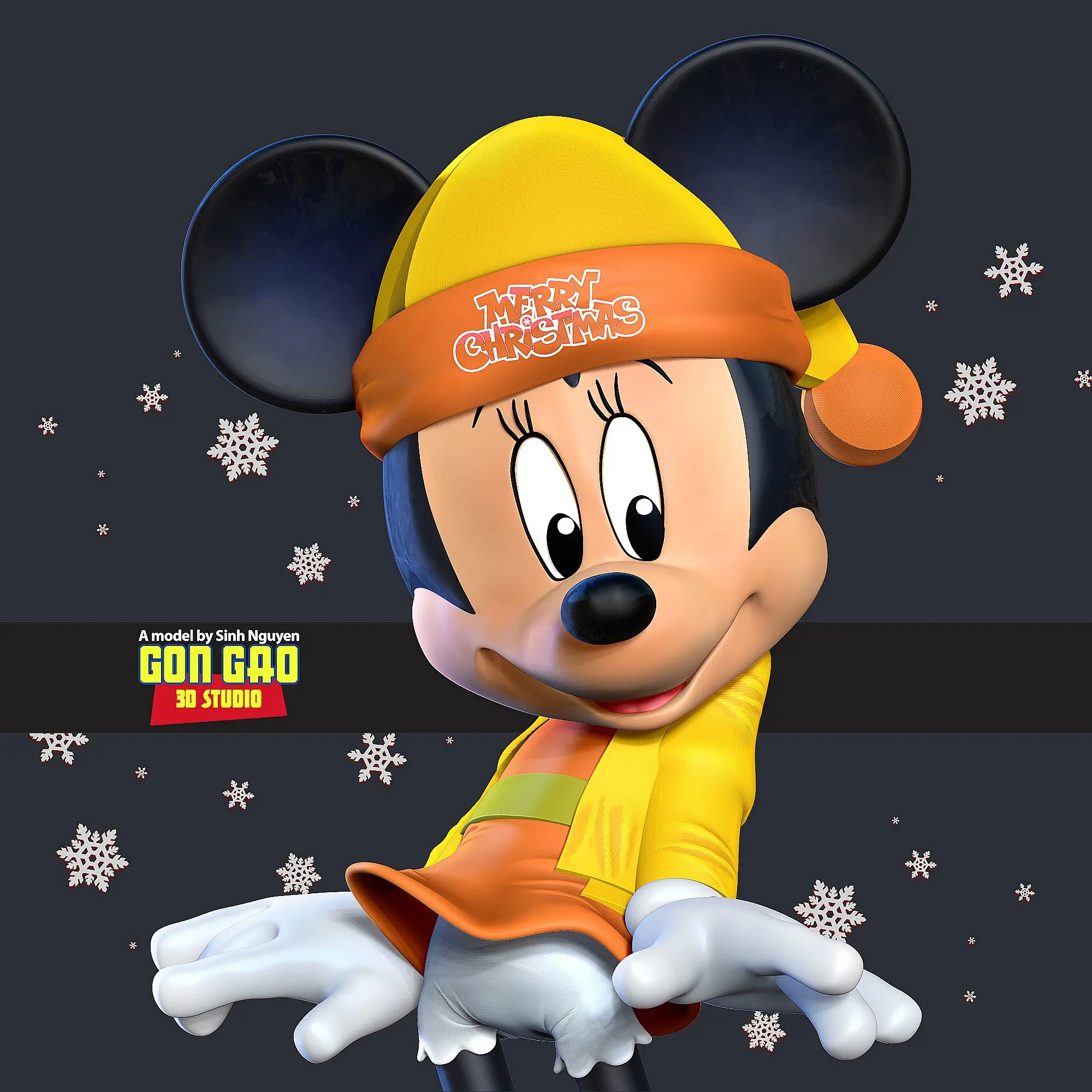 Minnie Mouse - Frohe Weihnachten