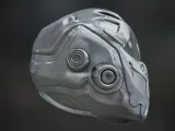 Sci-Fi Helmet 3D Print Model-3