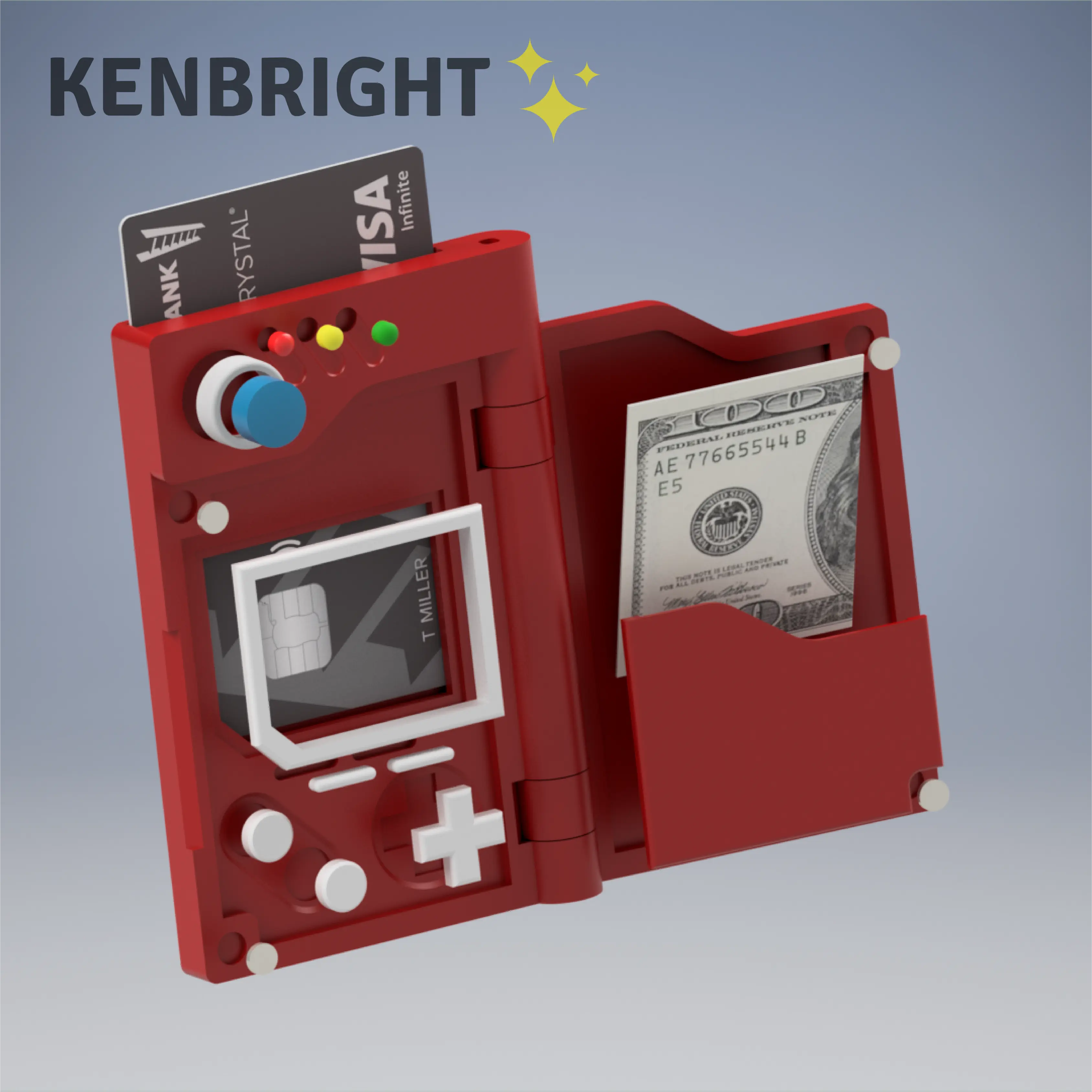 POKEDEX WALLET (CREDIT CARD + CASH HOLDER)