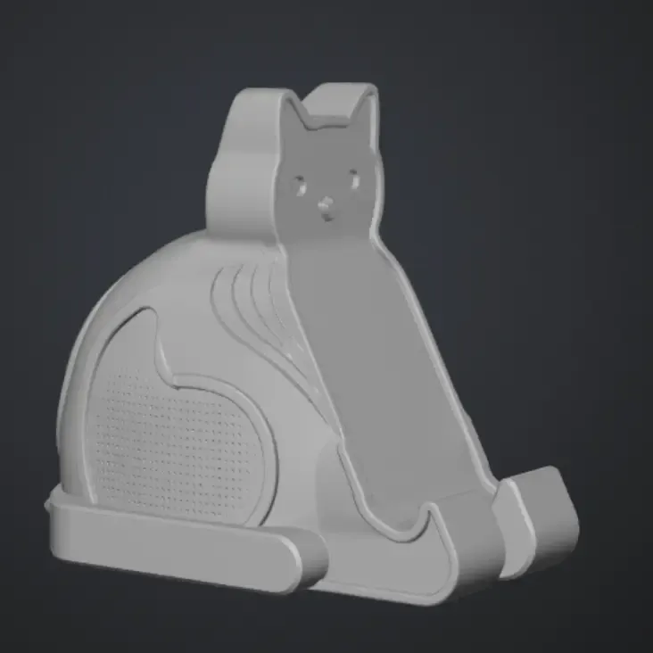 cat phone holder desgein 